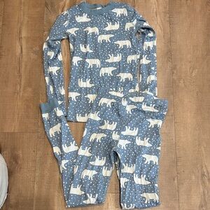NWOT Hanna Andersson organic  girls 14-16 polar bear pajamas